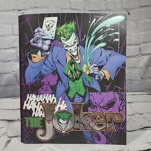 The JOKER DC Comics Batman Villian 3-Prong Poly Folder Pocket Standard Size